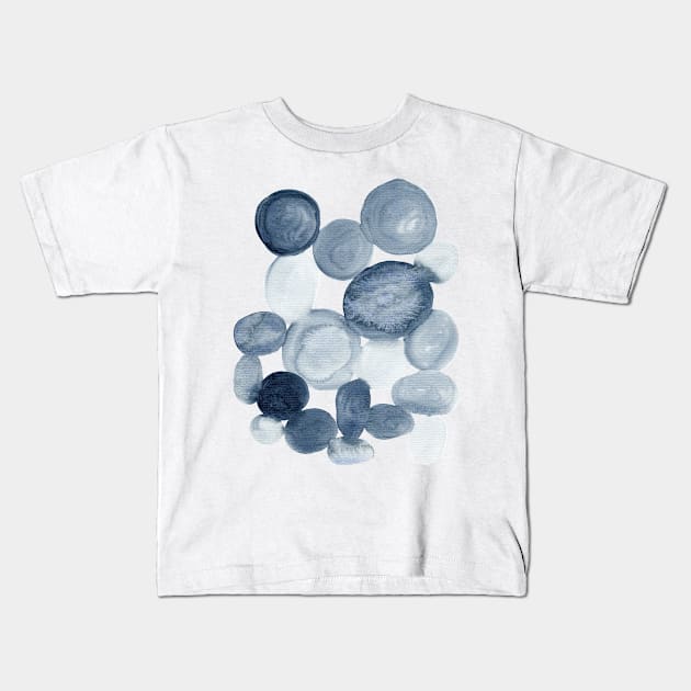 Abstract Watercolor Circles Kids T-Shirt by ChipiArtPrints